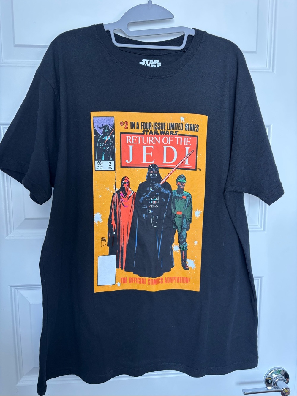 Star Wars Black Return of the Jedi Comic Cover Tee